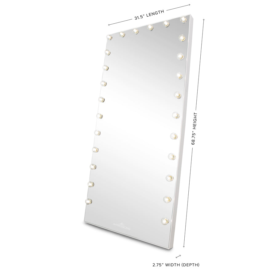 Hollywood Glow¬Æ FL Pro Vanity Floor Mirror