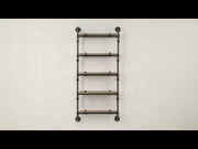 Estante de pared Brantley con 5 estantes
