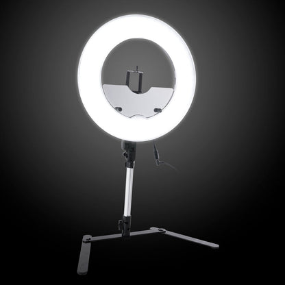 13.5-Inch Desktop Dimmable LED Vanity Studio Ring Light with Stand