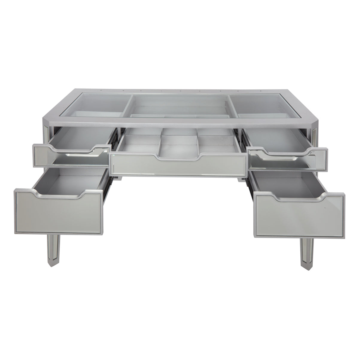 SlayStation® Aria Premium Mirrored Vanity table
