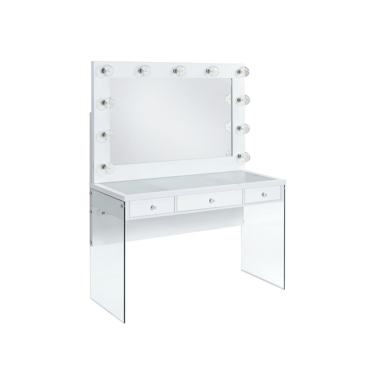 Jacey Complete Dressing Table with Lightbulbs