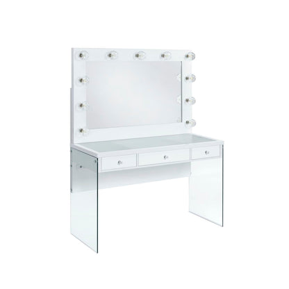Jacey Complete Dressing Table with Lightbulbs