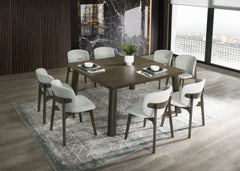 Mallin Square Dining Table with Checkerboard Pattern Design