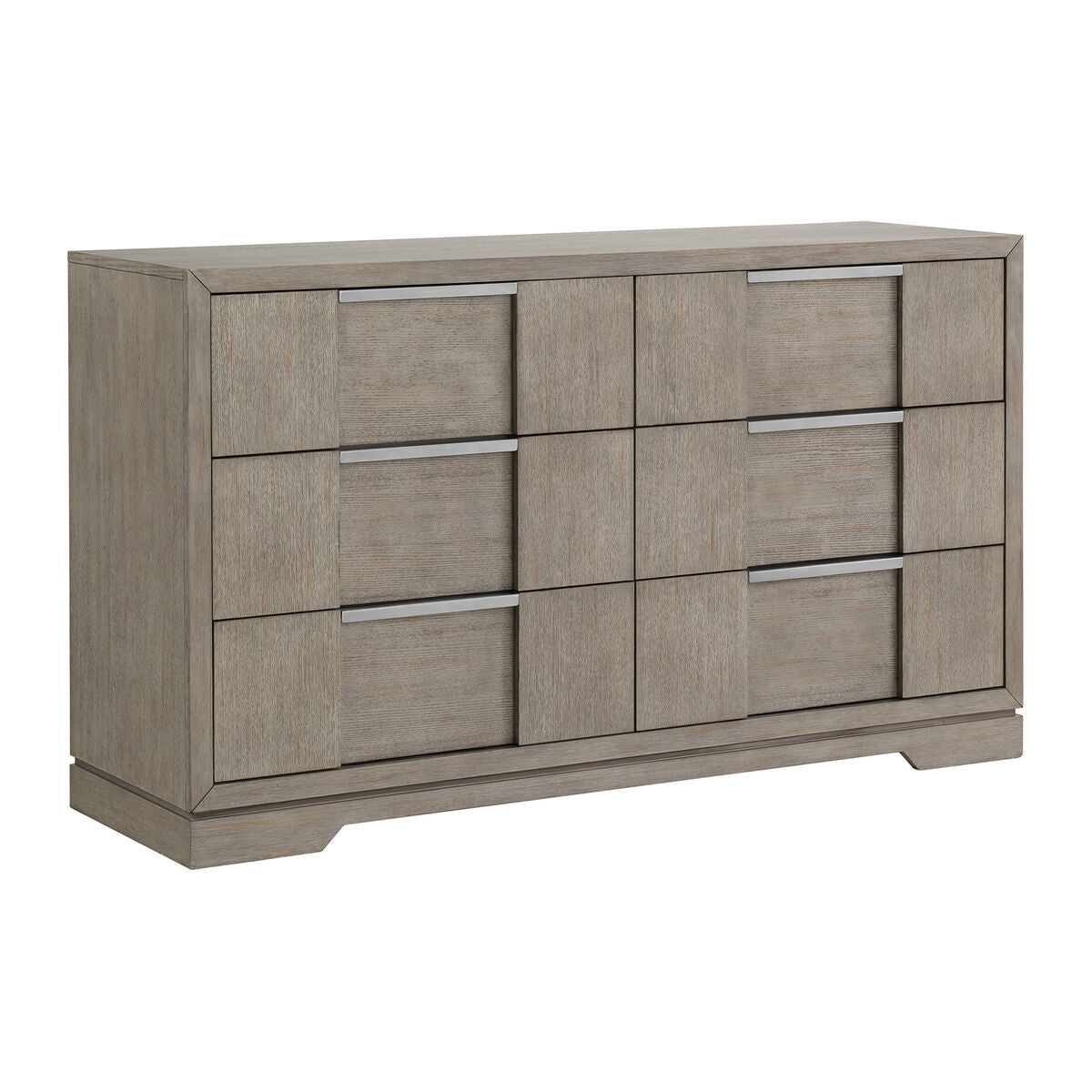 Kelis Panel Bedroom Set with LED in Grey