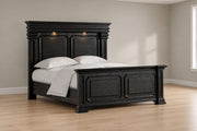 Kings Court King Bed in Black