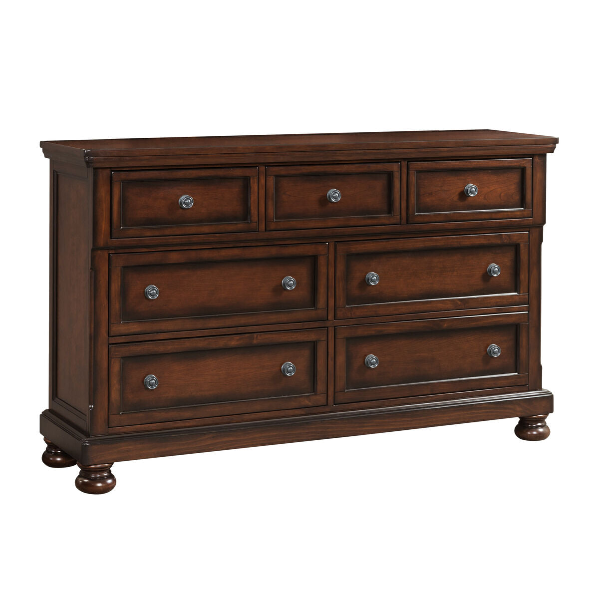 Kingston Brown Queen Storage Bed 4PC Bedroom Set