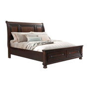 Kingston Brown Queen Storage Bed 4PC Bedroom Set