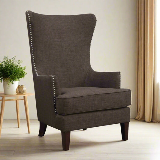 Kori Chair with Chrome Nails – Heirloom Chocolate