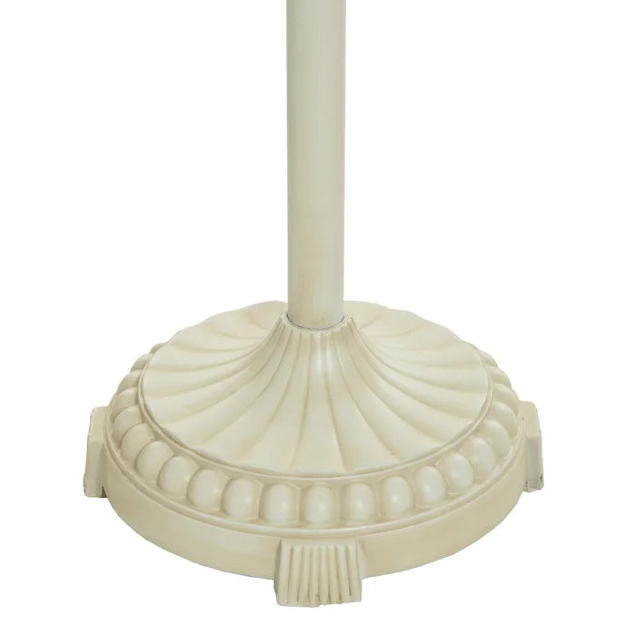 Seashell Motif Cream Floor Lamp
