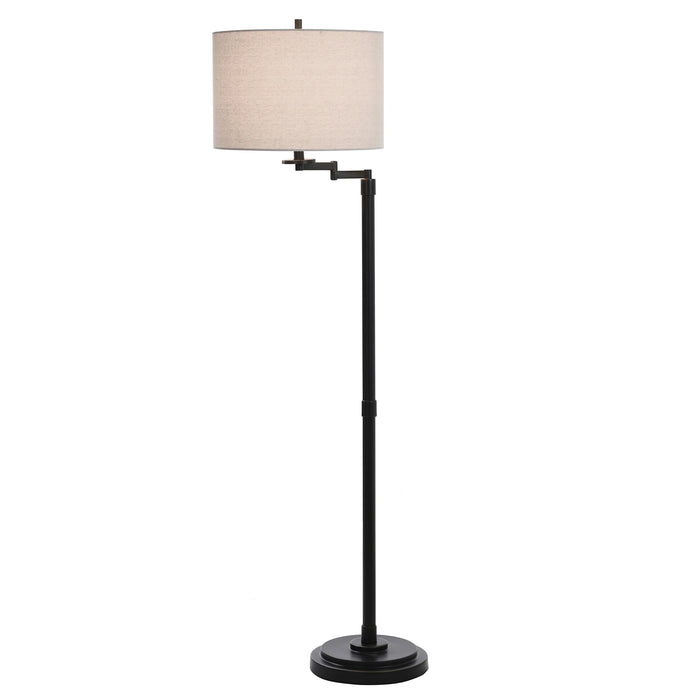 Madison Bronze Floor Lamp With Swing Arm