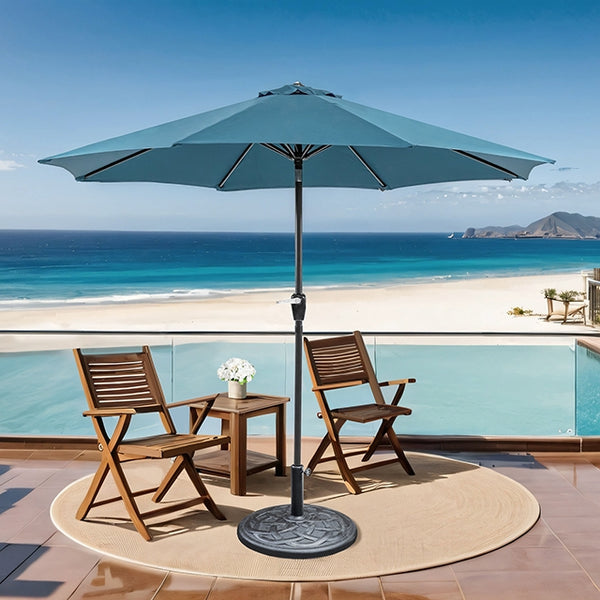 Soli 9' Outdoor Umbrella w/ Auto Tilt + 21