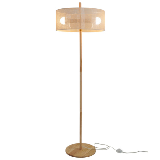 Lirian Floor Lamp - Oak and Natural
