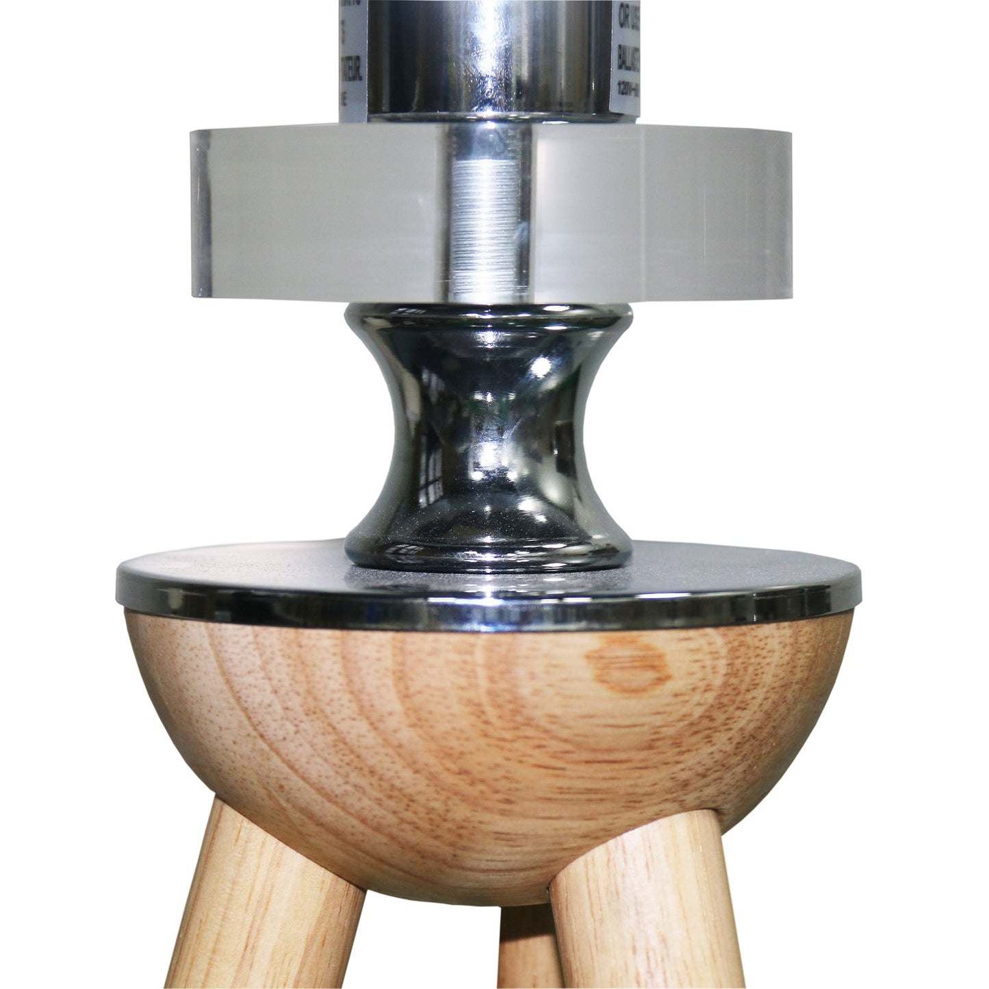 Lirios Three Legged Wooden Strip Floor Lamp - Natural