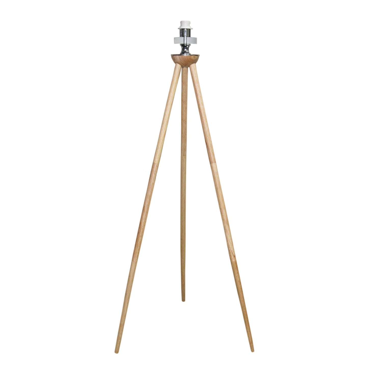Lirios Three Legged Wooden Strip Floor Lamp - Natural