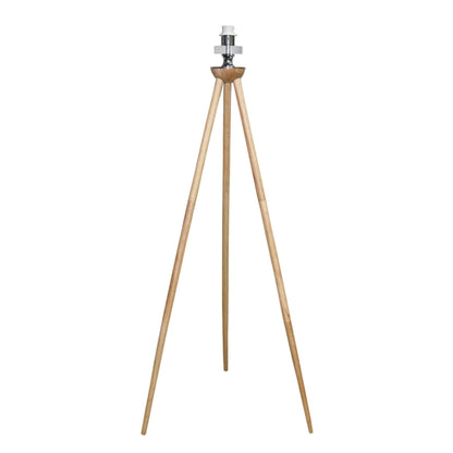 Lirios Three Legged Wooden Strip Floor Lamp - Natural