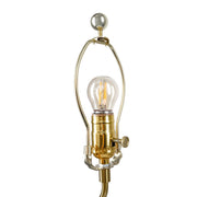 Lustrous Table Lamp - Black outer and Gold inner