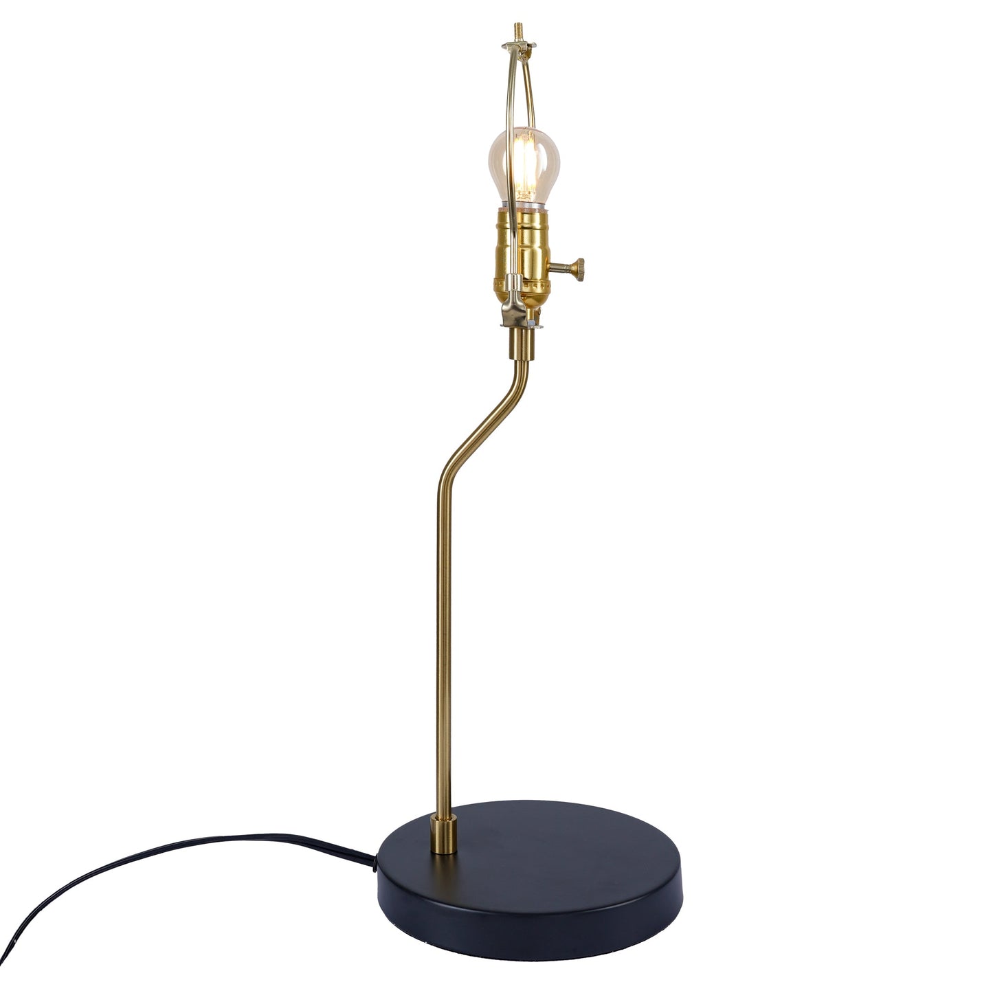Lustrous Table Lamp - Black outer and Gold inner