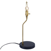 Lustrous Table Lamp - Black outer and Gold inner