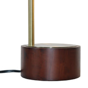 LuxeRay Simple Glass Globe Arched Table Lamp