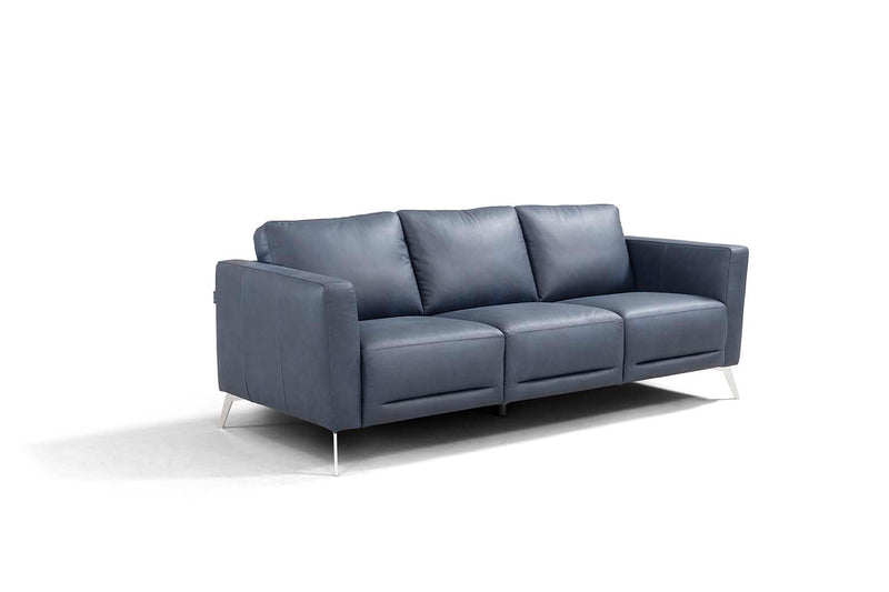 Sofá Astonic de 85" de largo en cuero flor de primera calidad