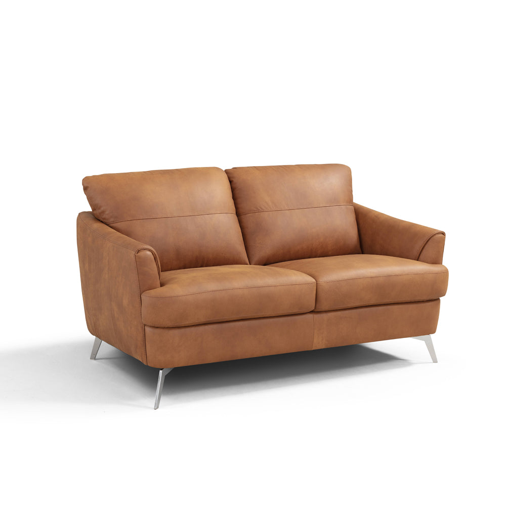 Loveseat Safi de 59" de largo, tapizado, con brazos inclinados y empotrados