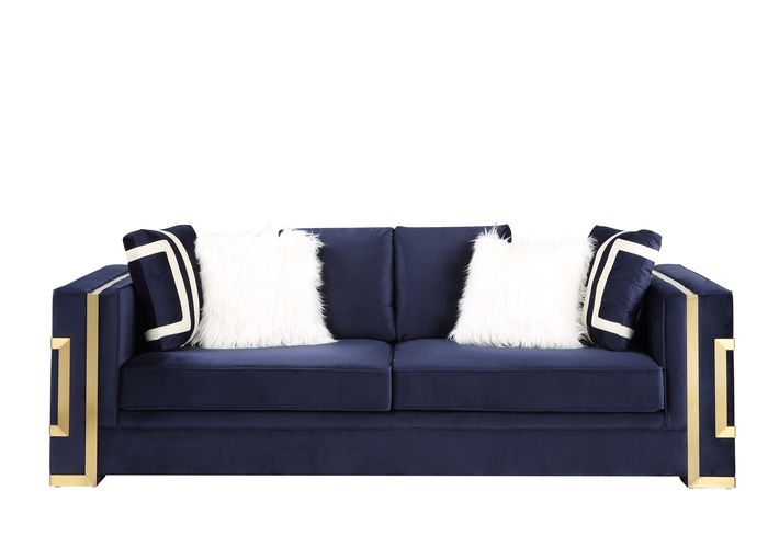 Sofá Virrux de 96" de largo con 6 almohadas