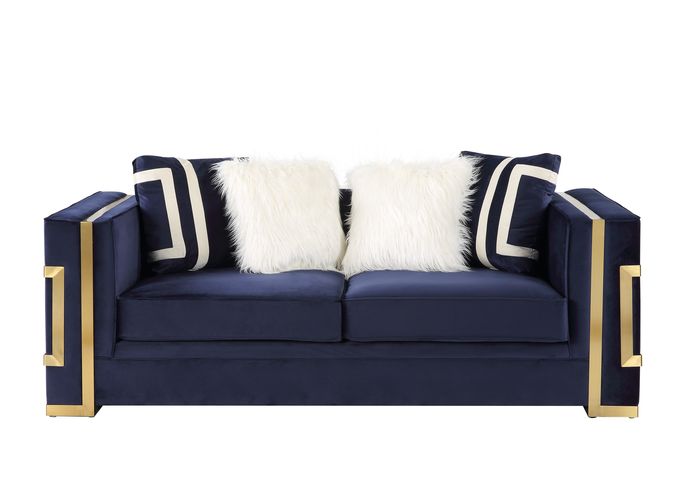 Loveseat Virrux de 80" de largo con 4 almohadas