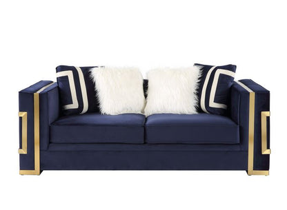 Loveseat Virrux de 80" de largo con 4 almohadas