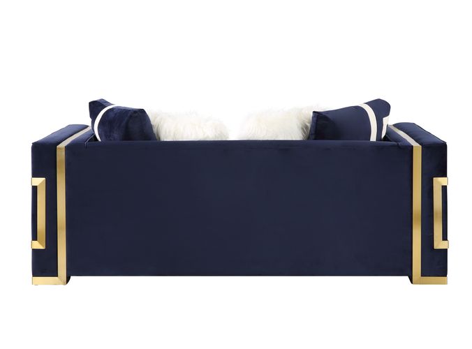 Loveseat Virrux de 80" de largo con 4 almohadas