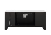 Mueble de TV Noralie Glam de 28" de alto con chimenea y LED
