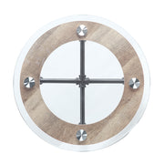 Brantley Round 22"Dia Glass Top End Table
