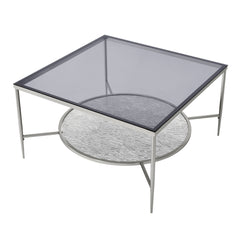 Mesa de centro cuadrada Adelrik de 81 cm de largo