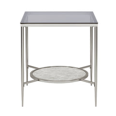 Mesa auxiliar cuadrada Adelrik de 21" de largo