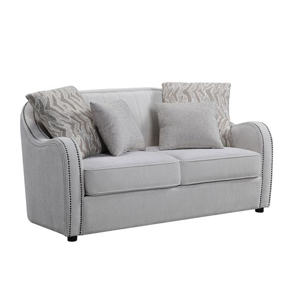 Loveseat Mahler de 63" de largo con 4 almohadas