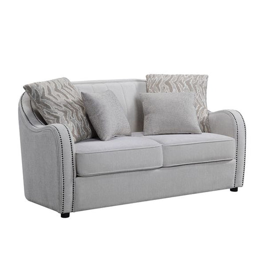 Loveseat Mahler de 63" de largo con 4 almohadas