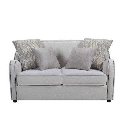 Loveseat Mahler de 63" de largo con 4 almohadas