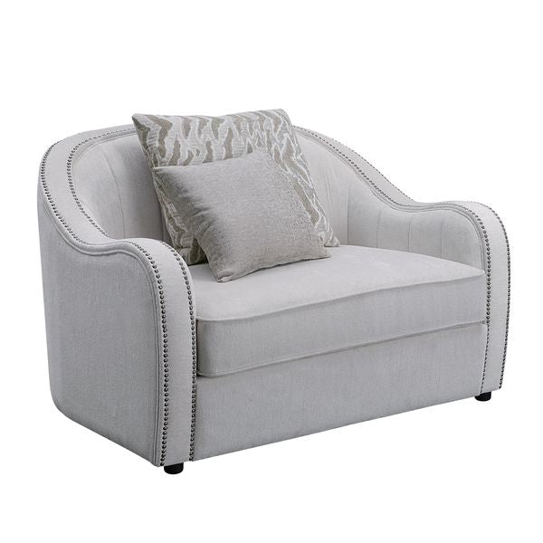 Silla Mahler de 41" de ancho con 2 almohadas