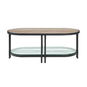 Brantley Oval 47"L Wooden Top Coffee Table