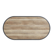 Brantley Oval 47"L Wooden Top Coffee Table