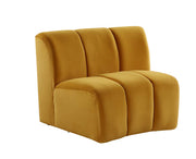 Felicia 43" Modular Chair with Channel Tufting