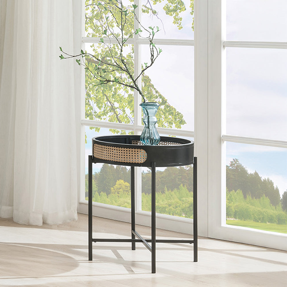 Mesa auxiliar rectangular Colson de 22" de largo