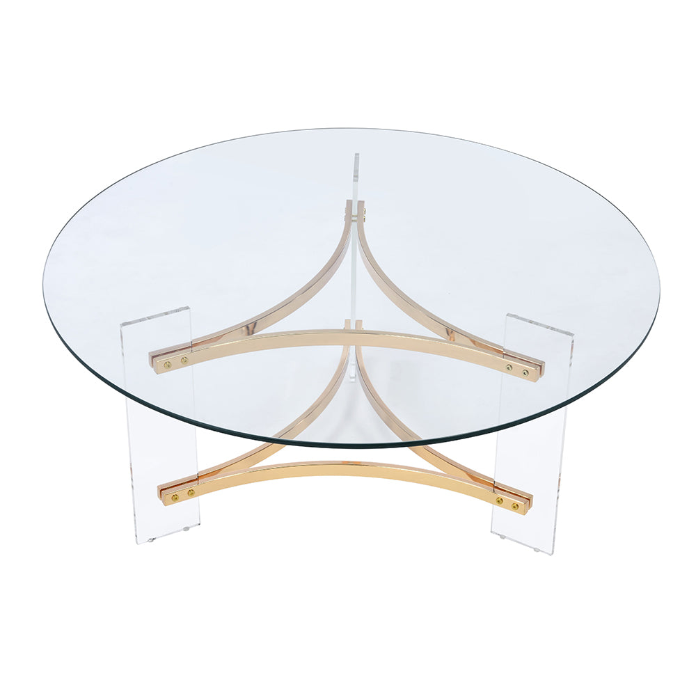 Sosi 41"L Round Coffee Table