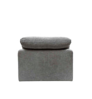 Sillón modular Naveen de lino de 96 cm de ancho y sin brazos
