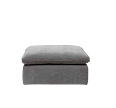 Naveen - Otomana modular de lino de 94 cm de ancho