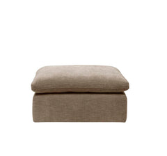 Naveen - Otomana modular de lino de 94 cm de ancho