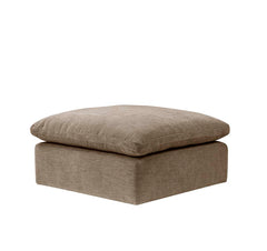 Naveen - Otomana modular de lino de 94 cm de ancho
