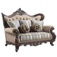 Loveseat Ragnar de lino de 180 cm con 5 almohadas