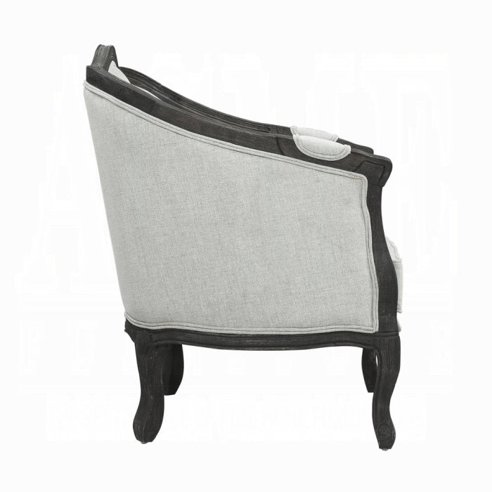 Sofá de lino Samael de 84" con 3 cojines