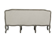 Tania 76"L Linen Sofa with 3 Pillows