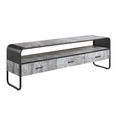 Raziela 3-Drawer Industrial TV Stand